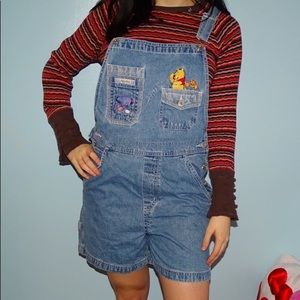 vintage winnie the pooh overalls